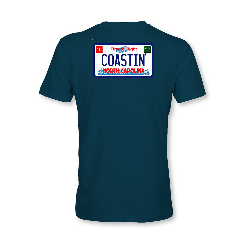 North Carolina License Plate Logo Short Sleeve Shirt