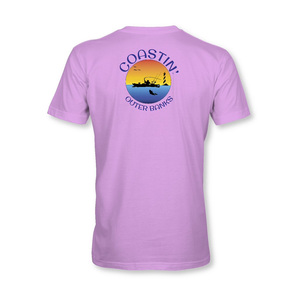 Kayak Fishing Logo Short Sleeve Shirt