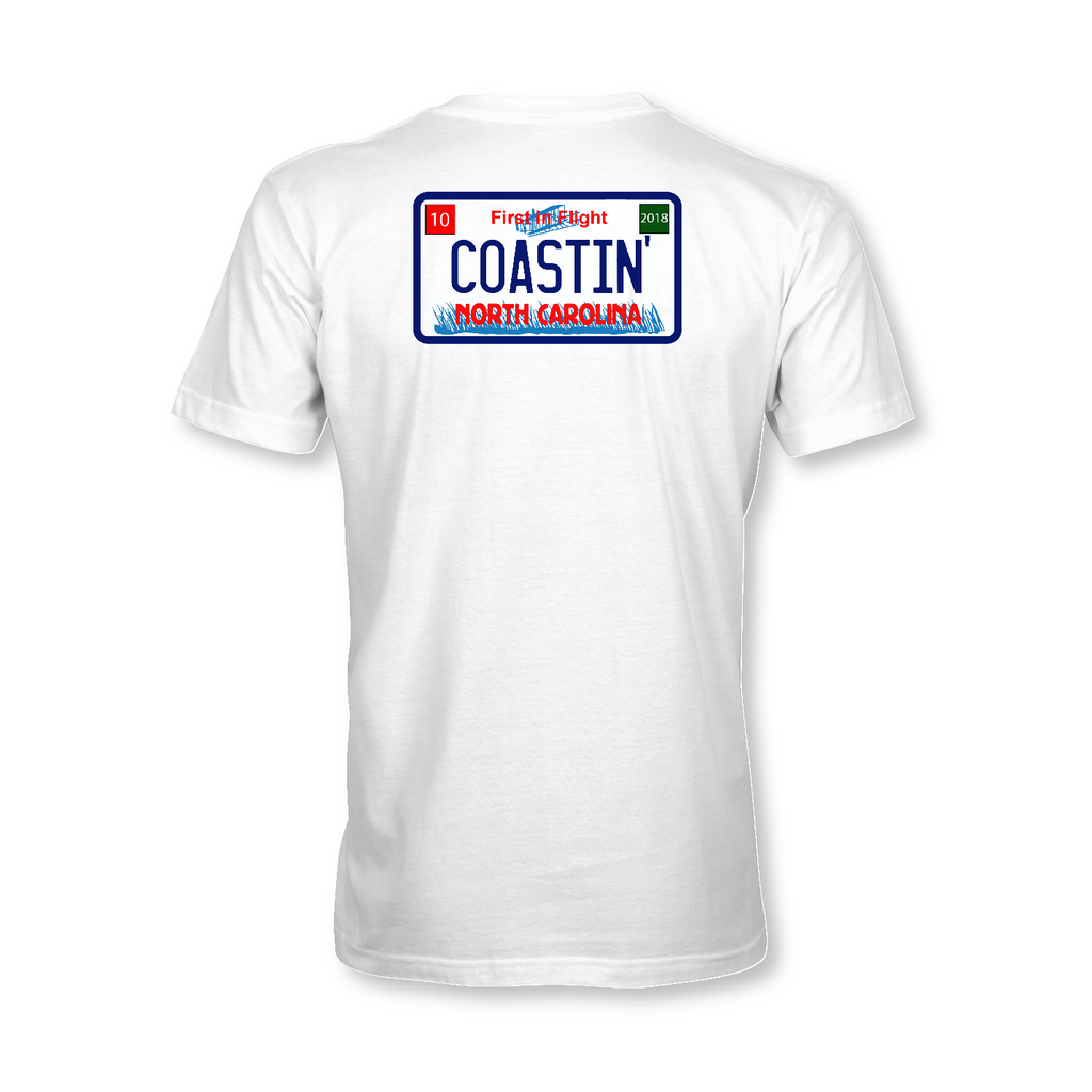 North Carolina License Plate Logo Short Sleeve Shirt