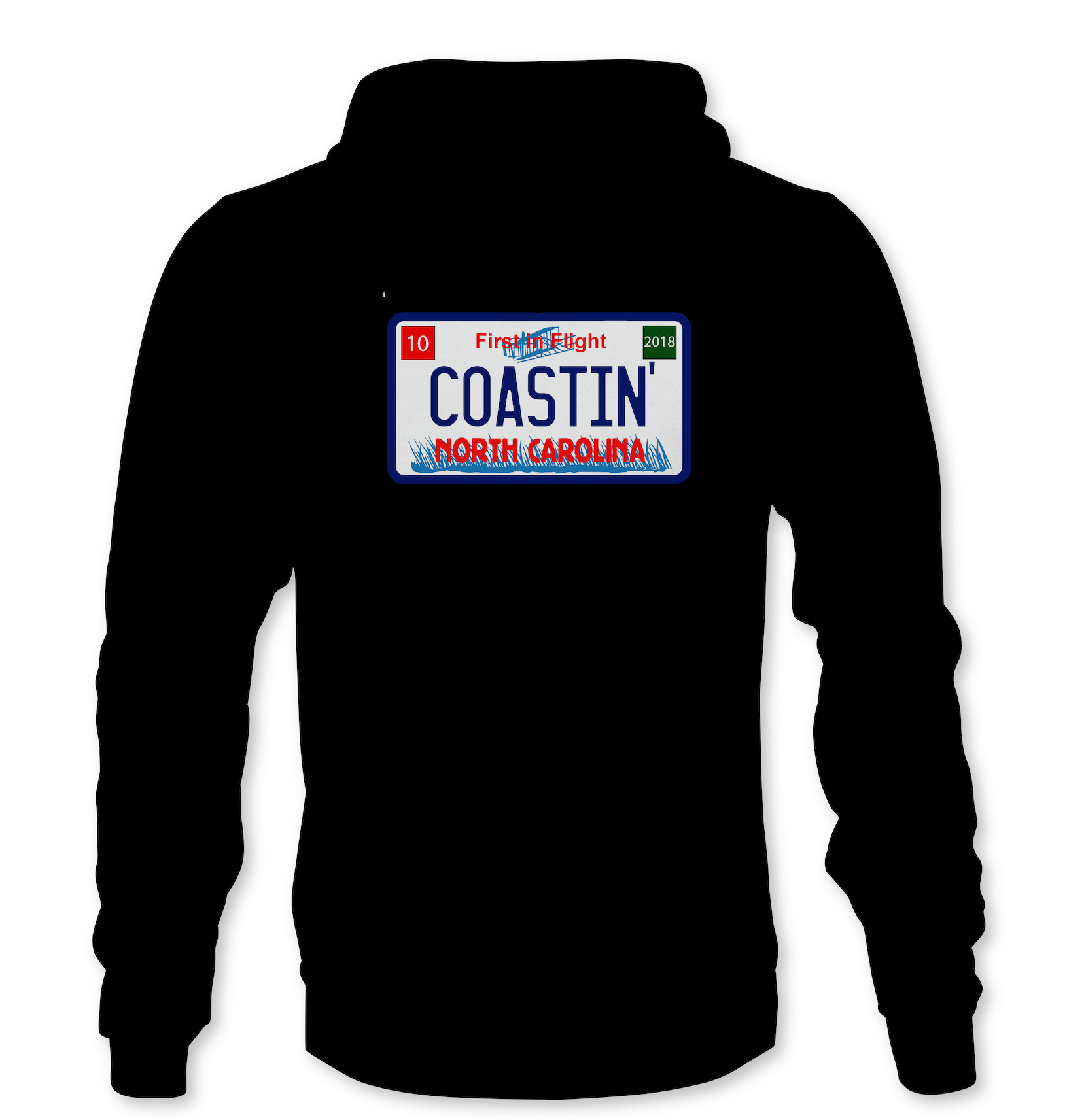 North Carolina License Plate Hoodie
