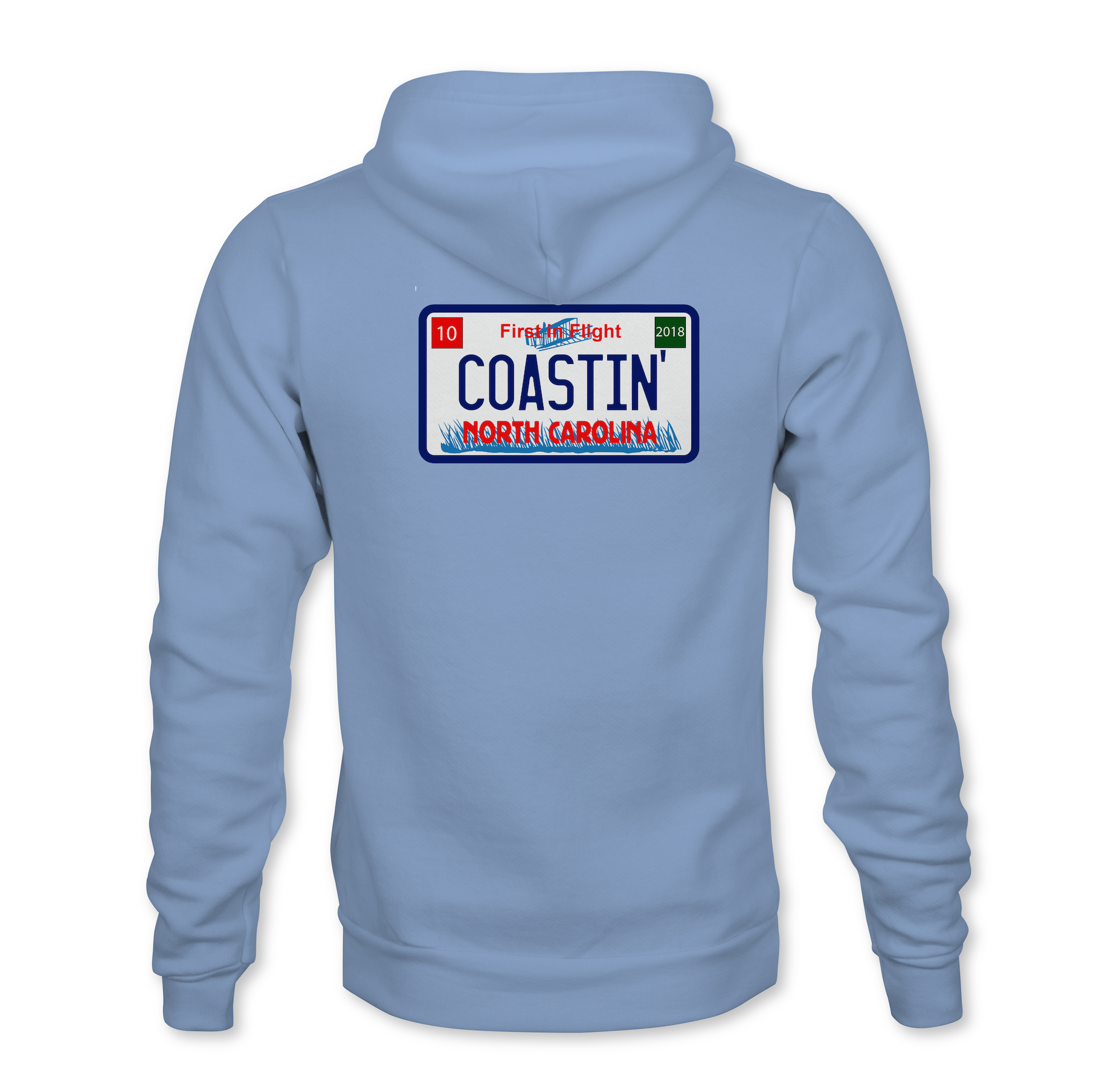 North Carolina License Plate Hoodie