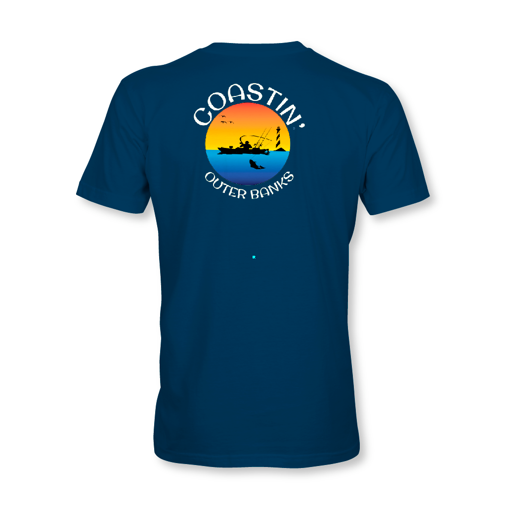 Kayak Fishing Logo Short Sleeve Shirt