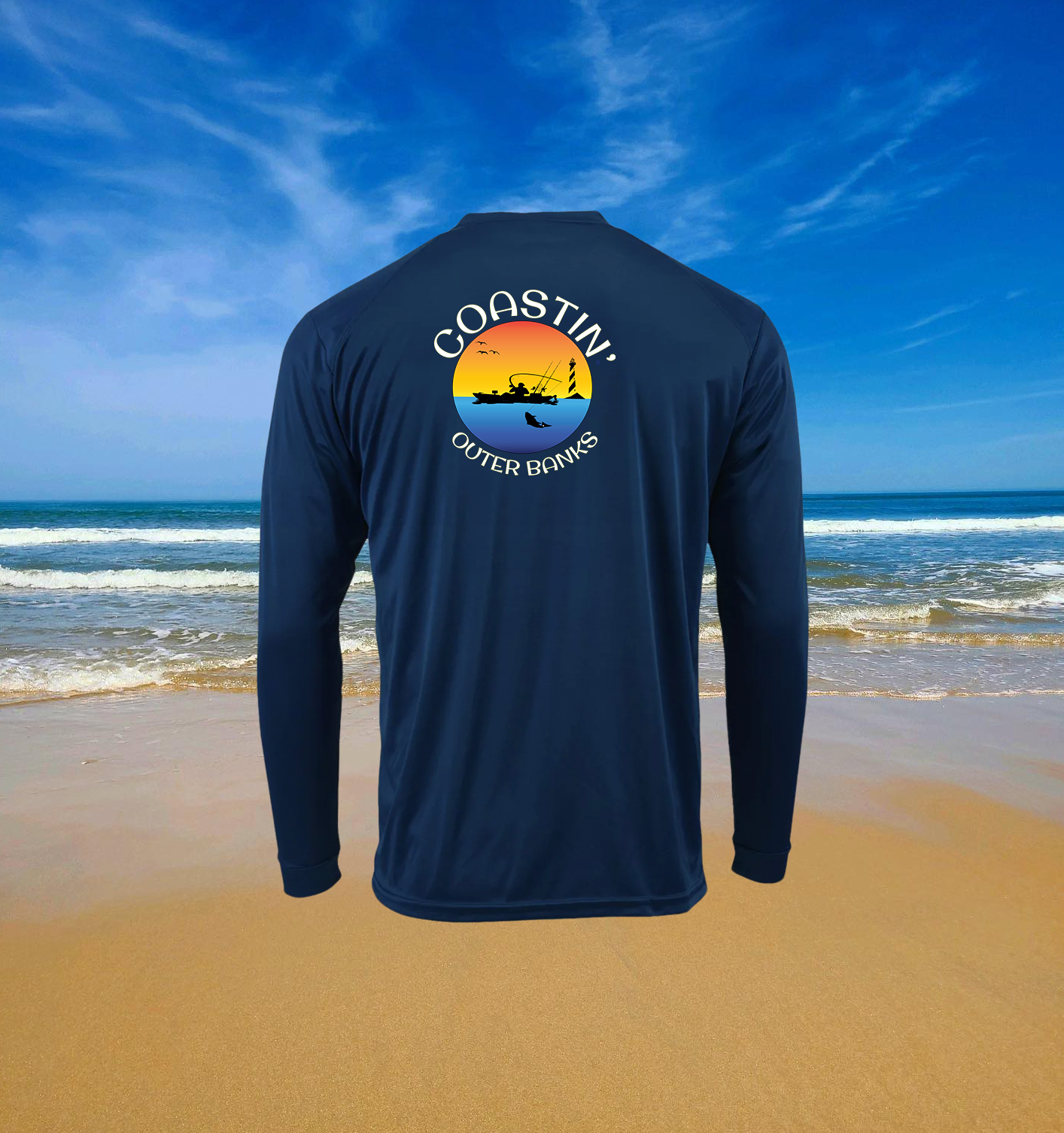 Kayak Fishing SPF Long Sleeve Shirt